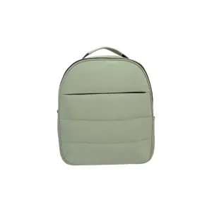 light green nylon backpack