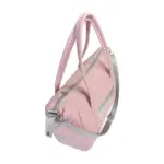 pink quilted travel bag