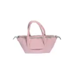 pink quilted travel bag