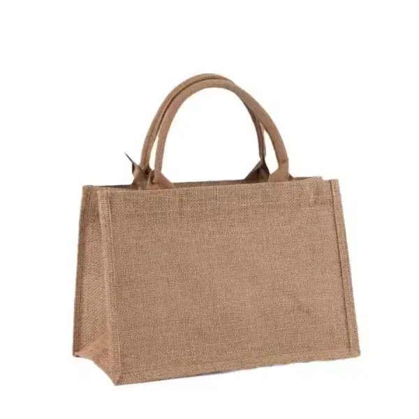 Large Capacity Jute Shopping Tote