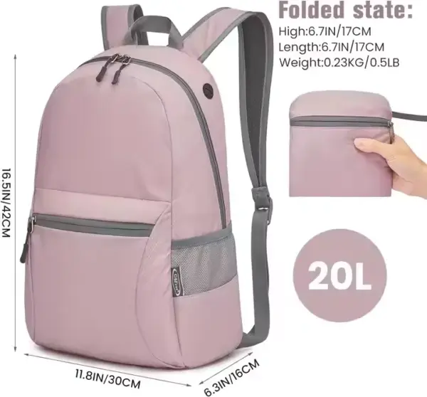 Outdoor Waterproof Foldable Oxford Backpack-1