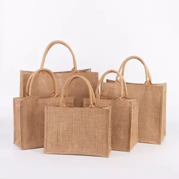 Large Capacity Jute Shopping Tote 03