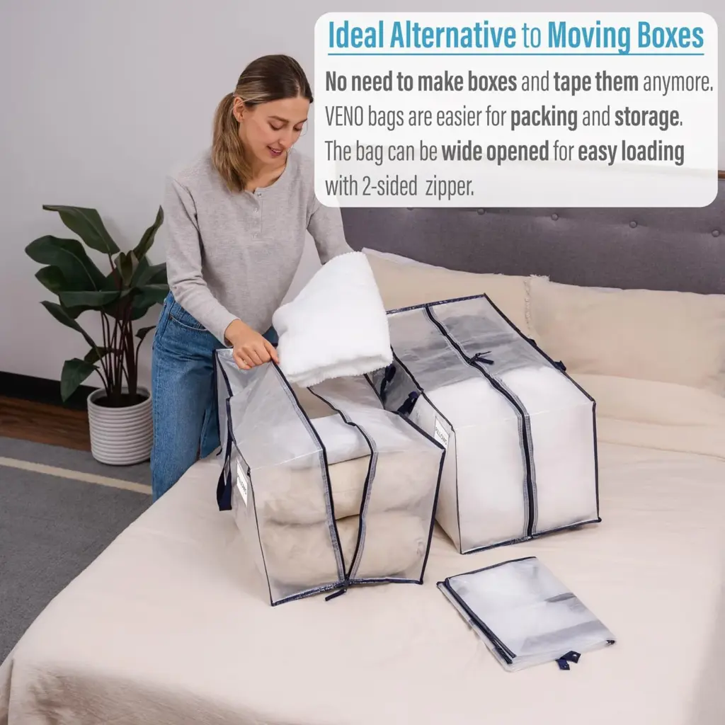 Large Transparent Garment Storage Bag 002