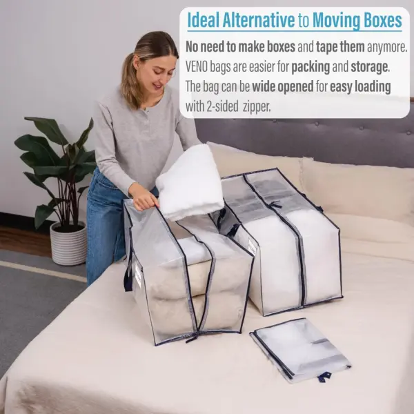 Large Transparent Garment Storage Bag 002
