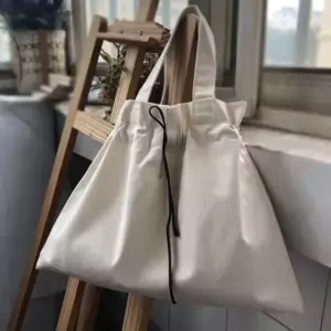 Drawstring Canvas Shopping Bag 005