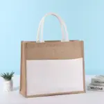 Large Capacity Jute Shopping Tote 02