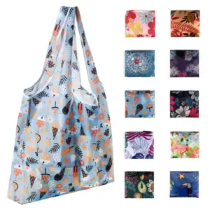 Foldable & Washable Polyester Shopping Tote