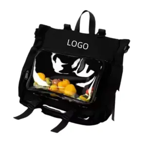 Backpack with Transparent Compartment-3