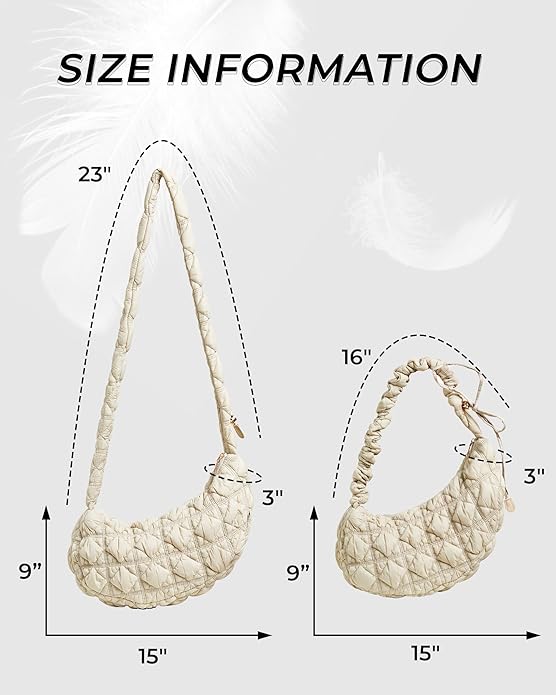 Puffy Quilted Crossbody Bag