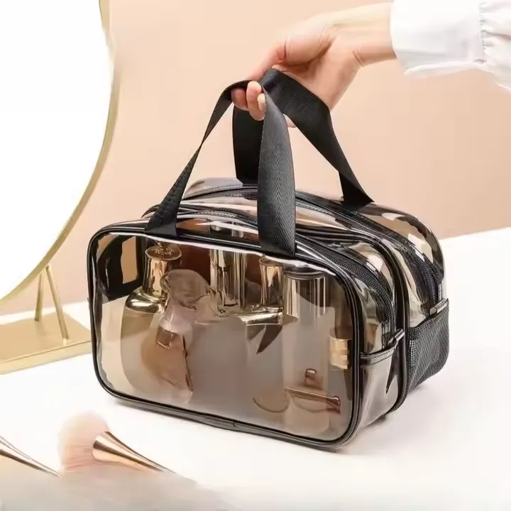 Black Transparent Toiletry Bag 003