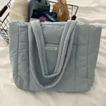 Blue Puffed Casual Handbag for Women 04