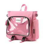 Backpack with Transparent Compartment-2