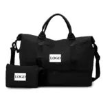 Business Travel Large-Capacity Tote with Detachable Pouch