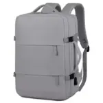 Waterproof Business Travel Laptop Backpack with USB Charging-2