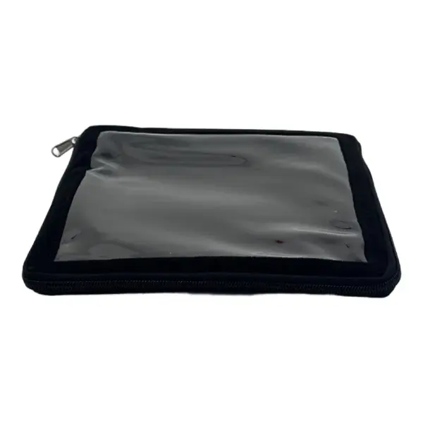 Luxury Velvet Jewelry Organizer with Transparent Lid 01