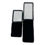 Luxury Velvet Jewelry Organizer with Transparent Lid