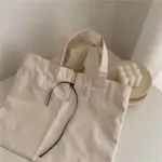Drawstring Canvas Shopping Bag 002