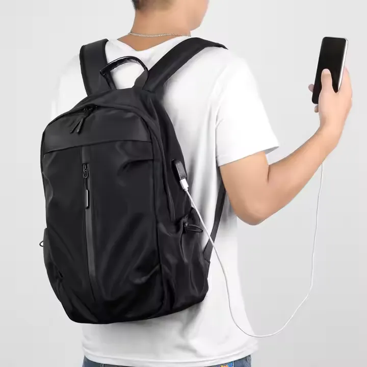 Waterproof Nylon Student Backpack-4