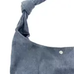 Navy Blue Casual Corduroy Crossbody Bag 05