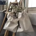Drawstring Canvas Shopping Bag
