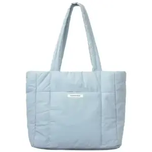 Blue Puffed Casual Handbag for Women