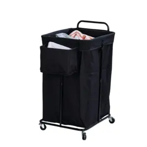 Hotel-Style Wheeled Laundry Hamper