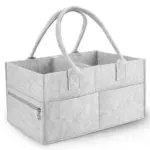 Multi-Compartment Felt Storage Tote