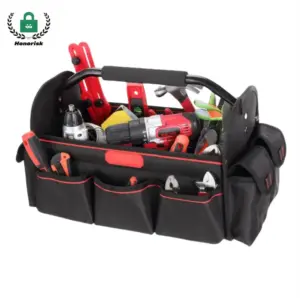 Multi-Compartment Large Capacity Tool Tote Bag