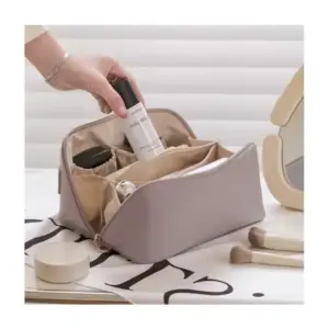 Portable Waterproof Zippered Makeup Bag