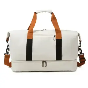 White Fashion Waterproof Oxford Travel Bag