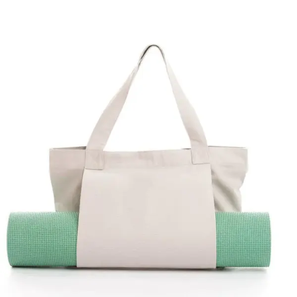 Women's Yoga Fitness Tote white