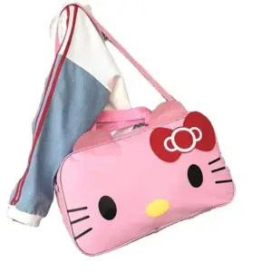 Cute Cat-Themed Women's Travel Bag