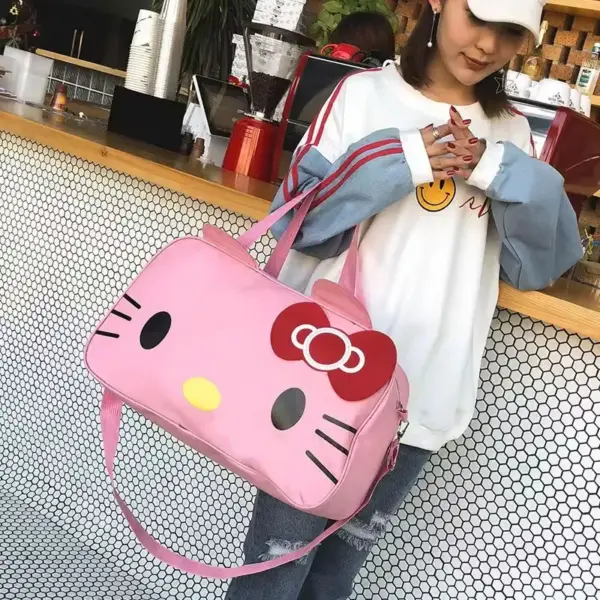 Cute Cat-Themed Women's Travel Bag 002