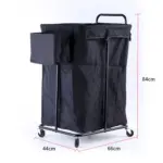 Hotel-Style Wheeled Laundry Hamper 01