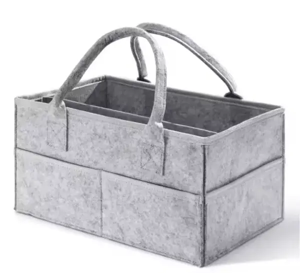 Multi-Compartment Felt Storage Tote 001