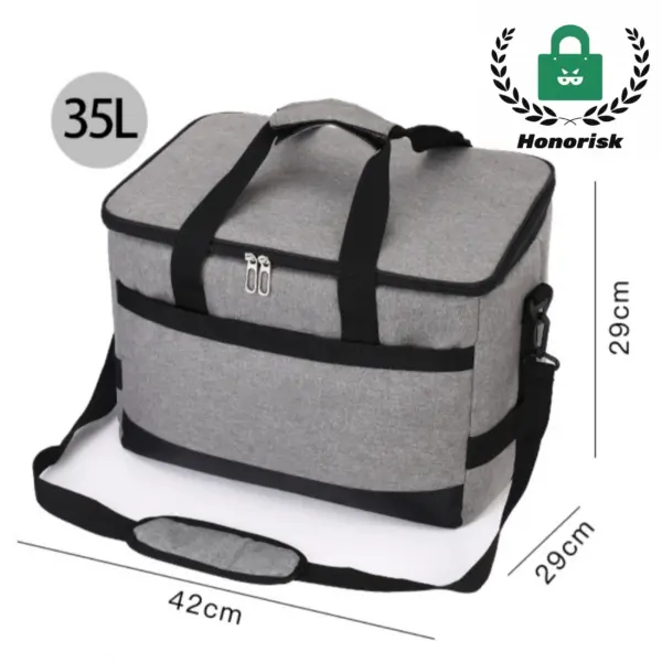 Outdoor Zippered Picnic Tote 01
