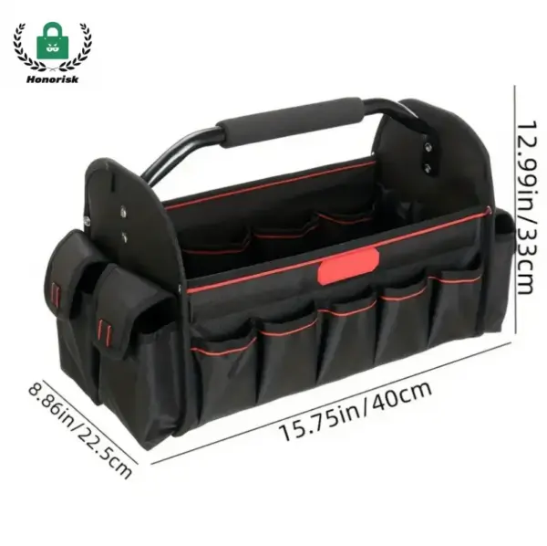 Multi-Compartment Large Capacity Tool Tote Bag 002