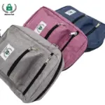 Zippered Canvas Waist Pack / Crossbody Bag 05