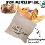 Cotton Bread Drawstring Shopping Bag 002
