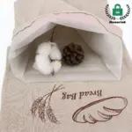 Cotton Bread Drawstring Shopping Bag 003