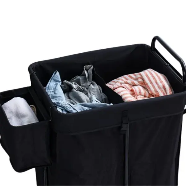 Hotel-Style Wheeled Laundry Hamper 04