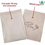 Cotton Bread Drawstring Shopping Bag 004