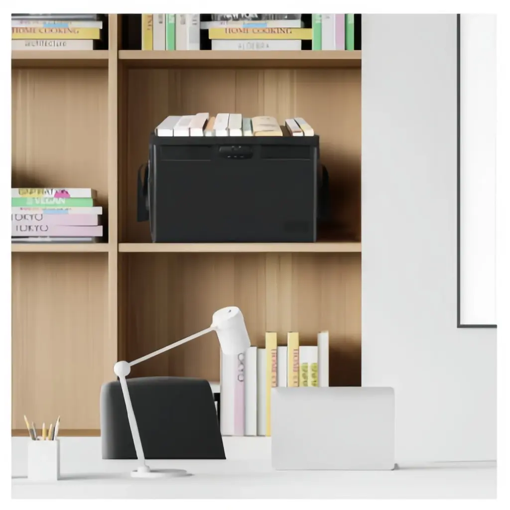Fireproof and waterproof large-capacity document and book storage bag with wheels and combination lock 06