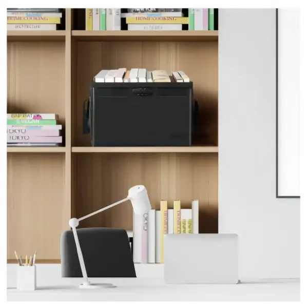 Fireproof and waterproof large-capacity document and book storage bag with wheels and combination lock 06