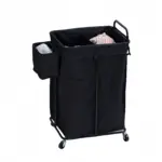 Hotel-Style Wheeled Laundry Hamper 06