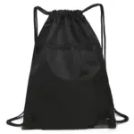 Basketball Court Waterproof Polyester Drawstring Backpack Custom 006