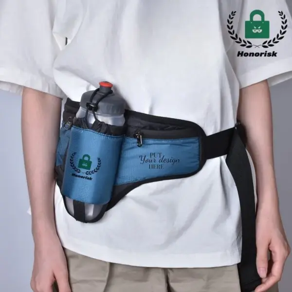 Nylon Sports Belt with Bottle Holder 005