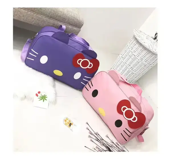 Cute Cat-Themed Women's Travel Bag 006
