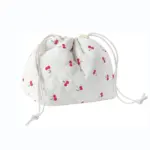 Cotton Drawstring Toiletry Bag