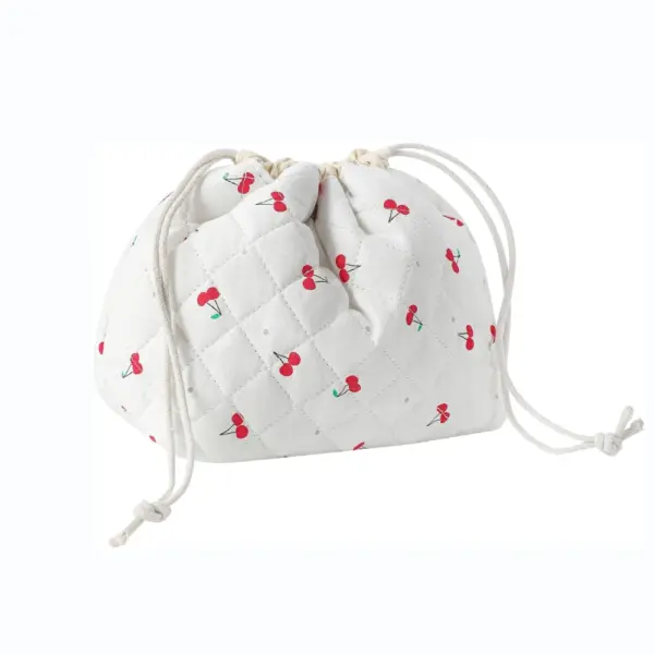 Cotton Drawstring Toiletry Bag